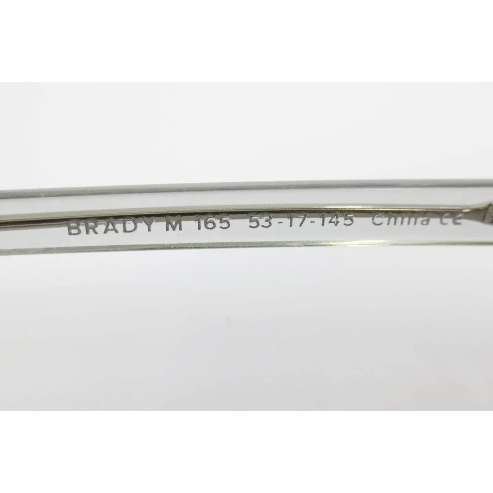 Warby Parker Brady M 165 Clear Rectangular Eyeglasses Frames 53-17-145